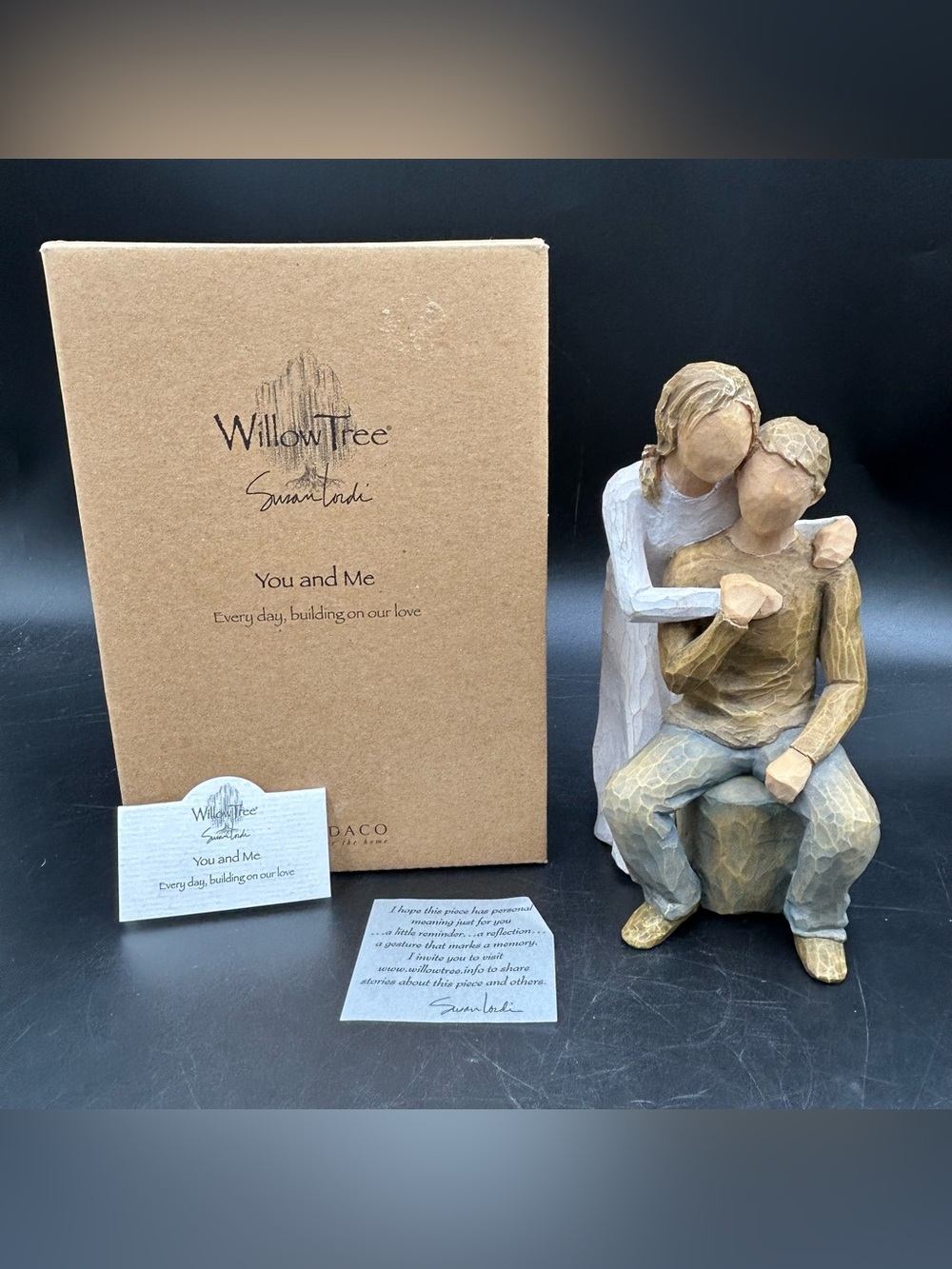 Willow Tree You and Me Susan Lordi Couple Figurine Boxed 26439 NEW OPEN BOX